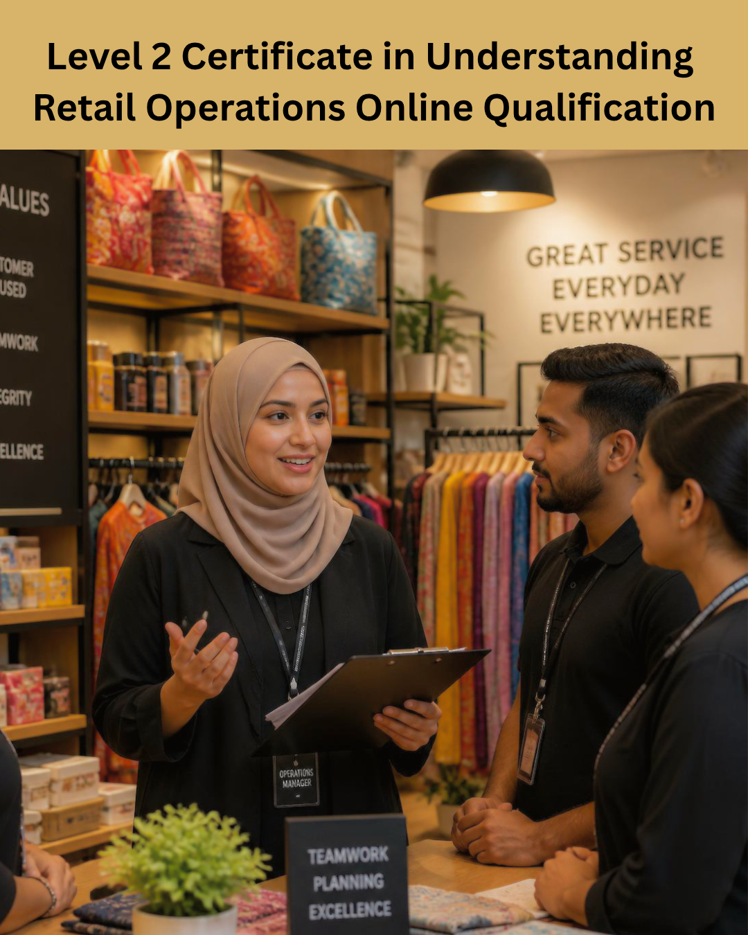Level 2 Certificate in Understanding Retail Operations Online Qualification